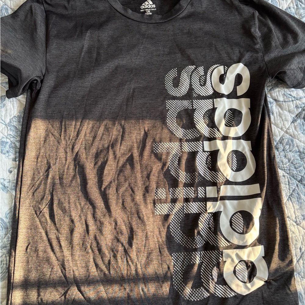 Adidas Men's Black Graphic T-Shirt